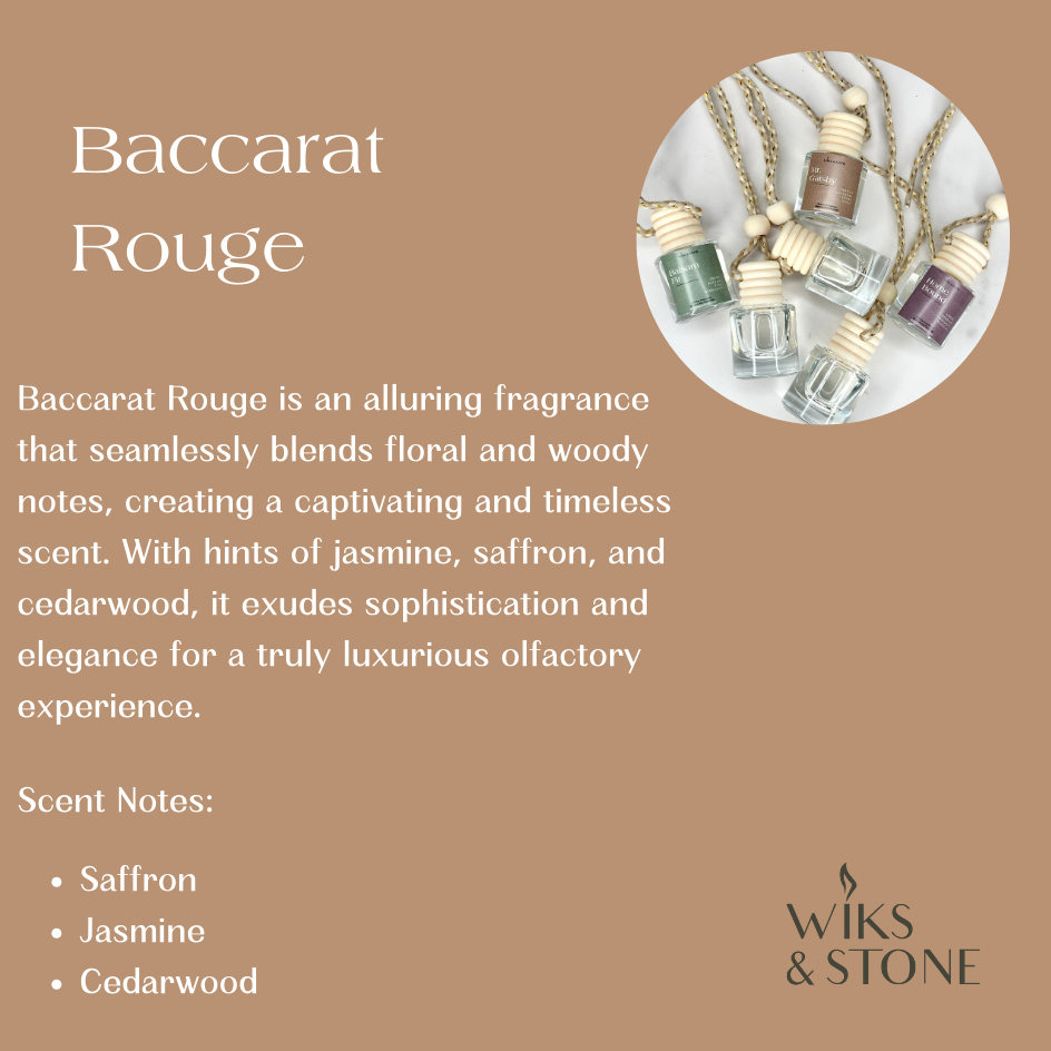 Baccarat Rouge - Car Diffusers - Scented