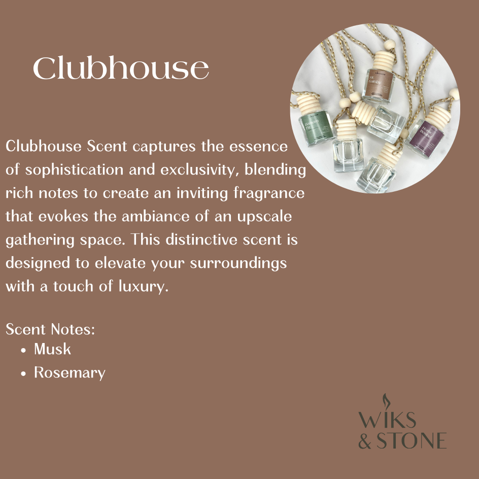 Club House - Car Diffusers - Scented