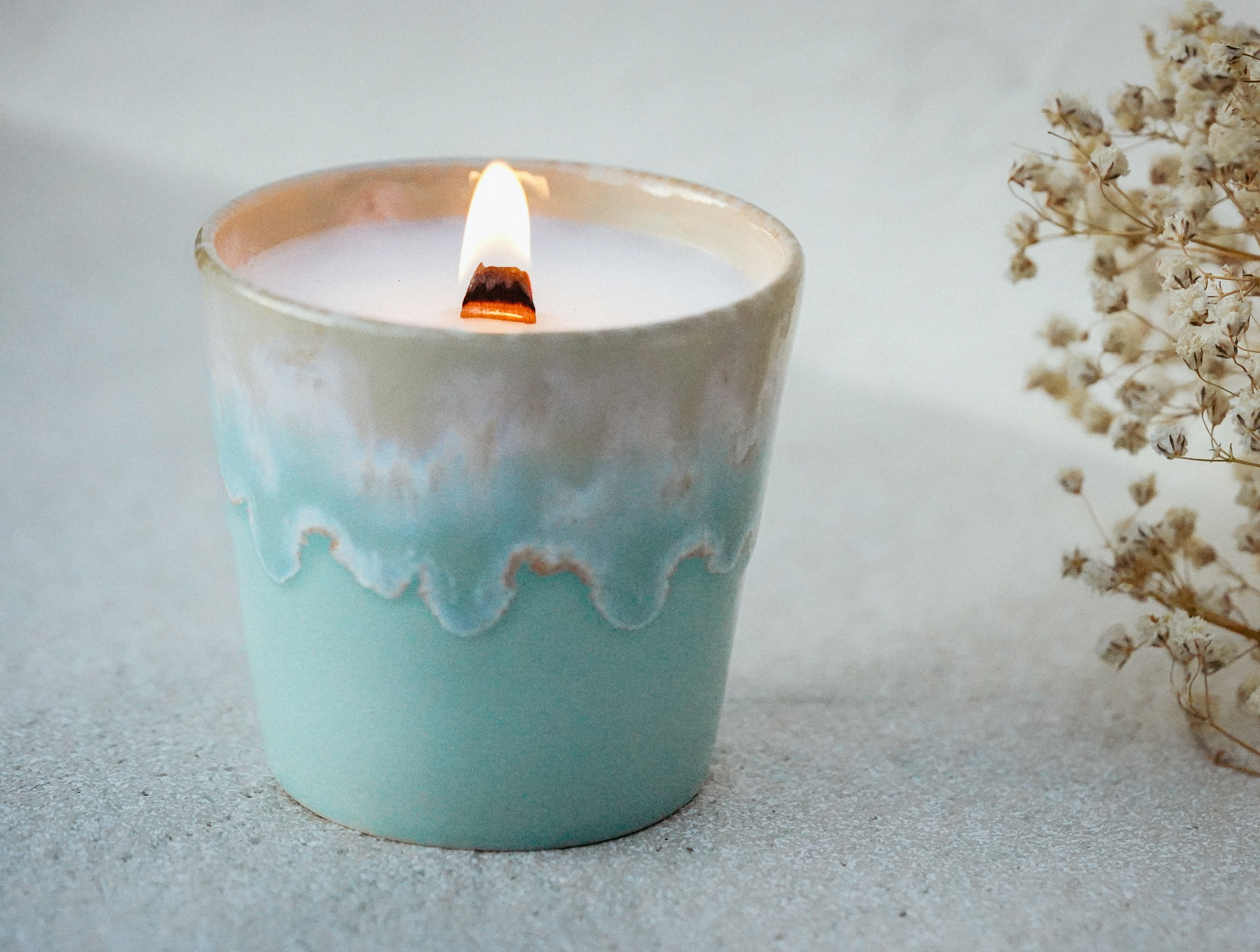 Ocean Blue Candle | Blue Honey | Nova Collection