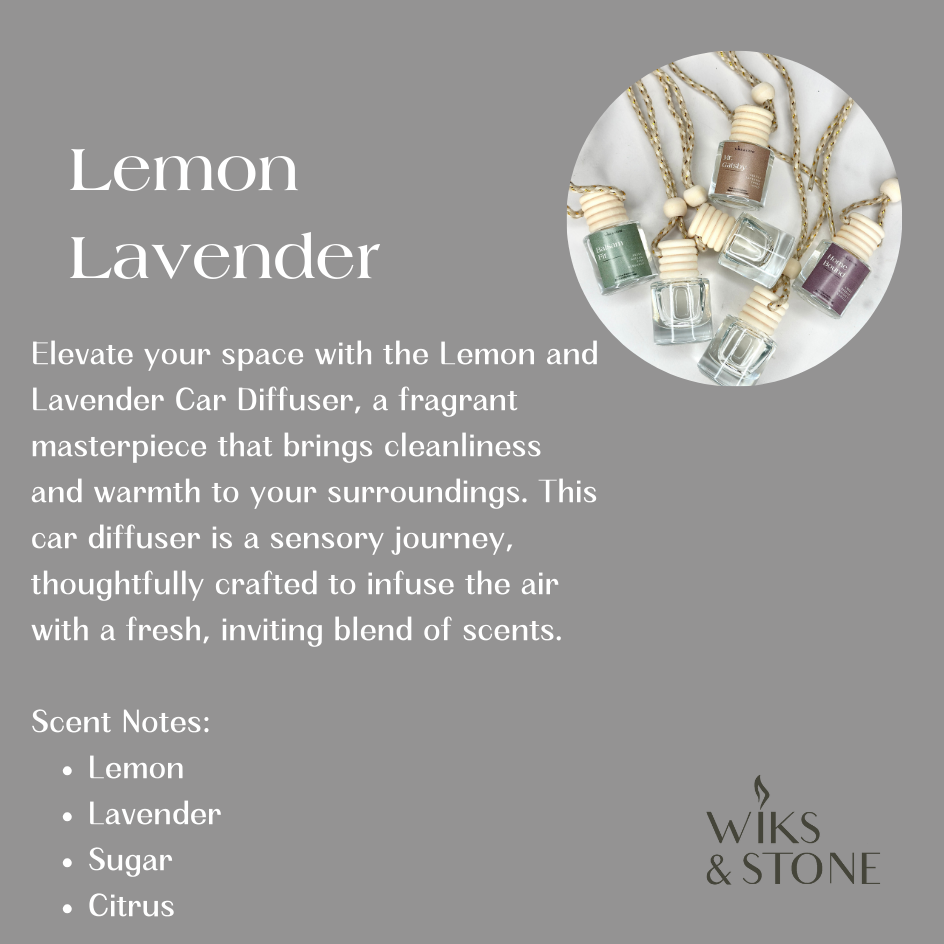Lemon Lavendor - Car Diffusers - Scented