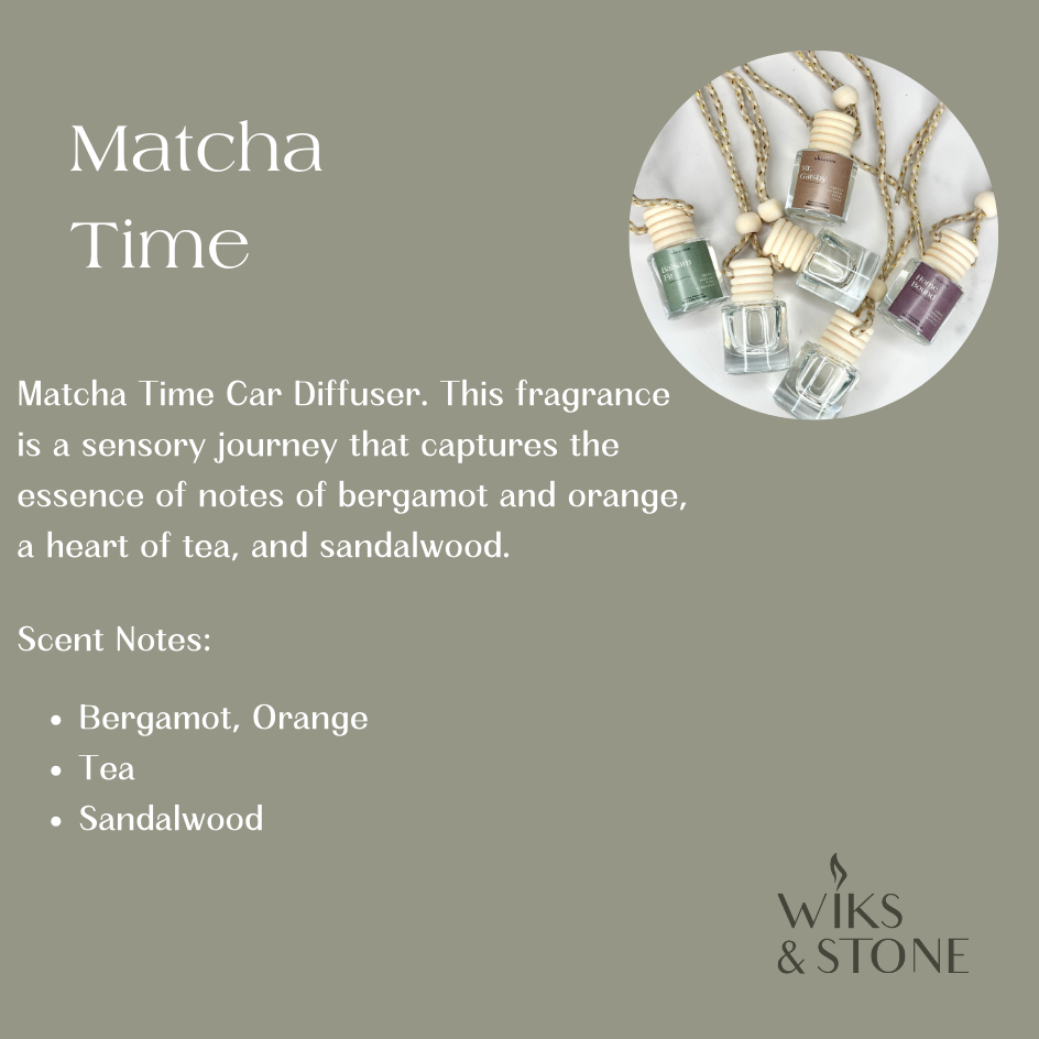 Matcha Time - Car Diffusers - Scented