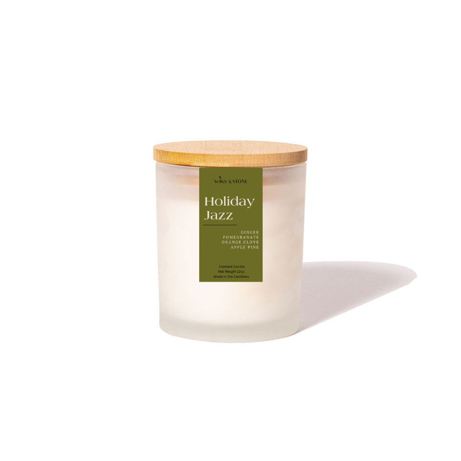 Holiday Jazz Candle | Ginger | Musk | Pine | Apple