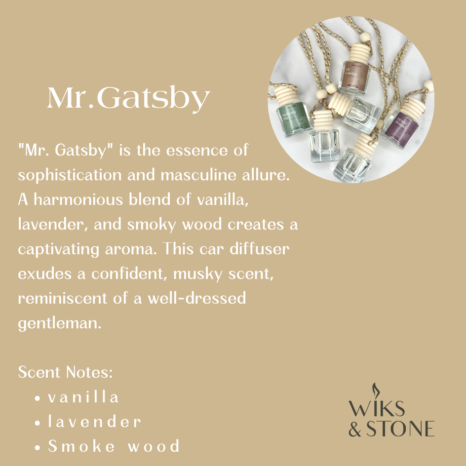 Mr. Gatsby - Car Diffusers - Scented