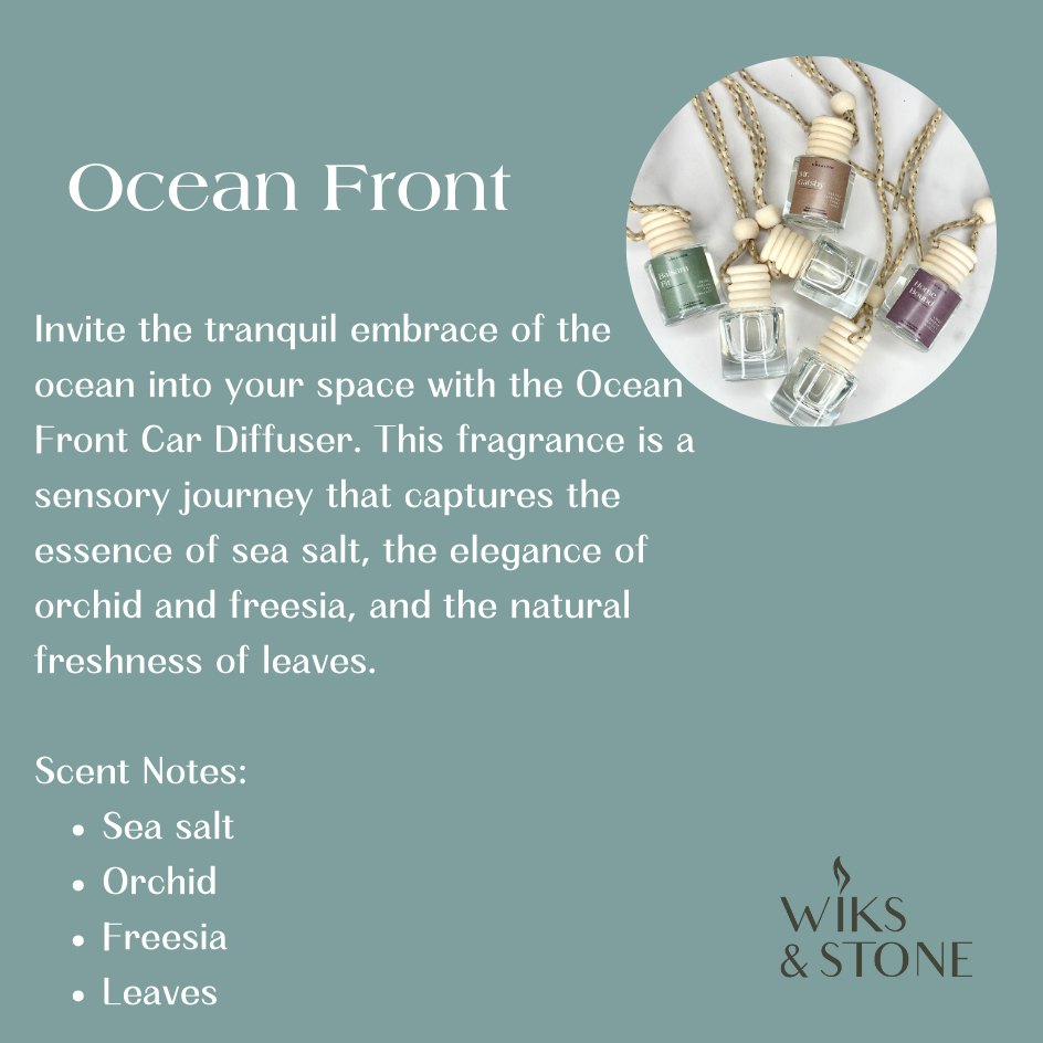Ocean Front - Car Diffusers - Scented